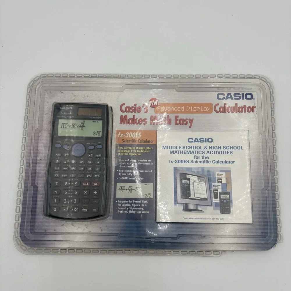 Casio's‎ Makes Math Easy fx-300ES Scientific Calculator